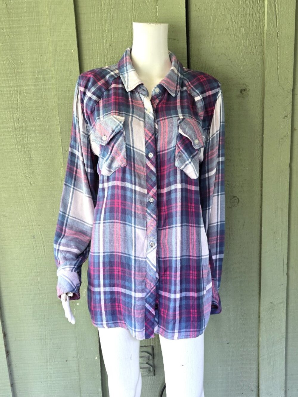 RAILS Plaid Flannel Button Down Shirt Large